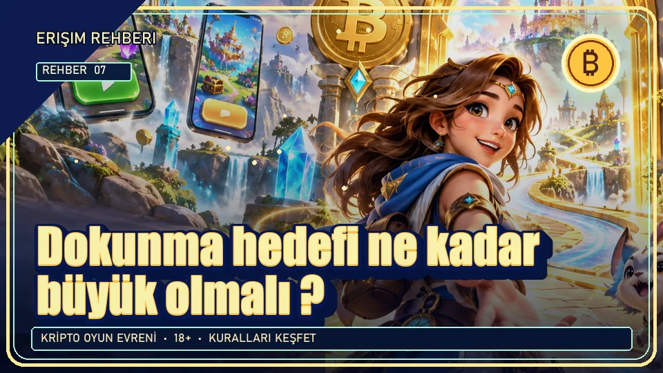 Dokunma hedefi ne kadar büyük olmalı? için kripto temalı oyun kapağı