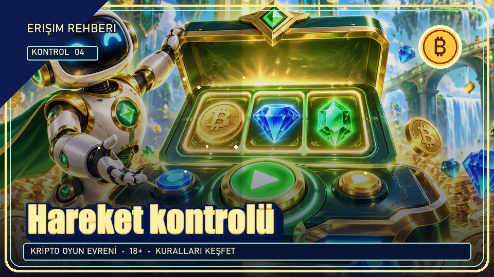 Hareket için kripto temalı kontrol görseli