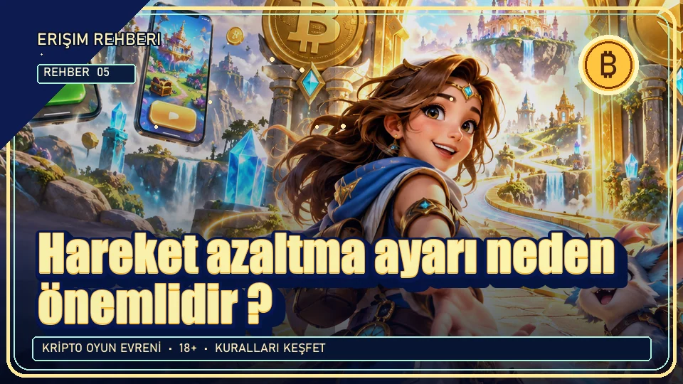 Hareket azaltma ayarı neden önemlidir? için kripto temalı oyun kapağı