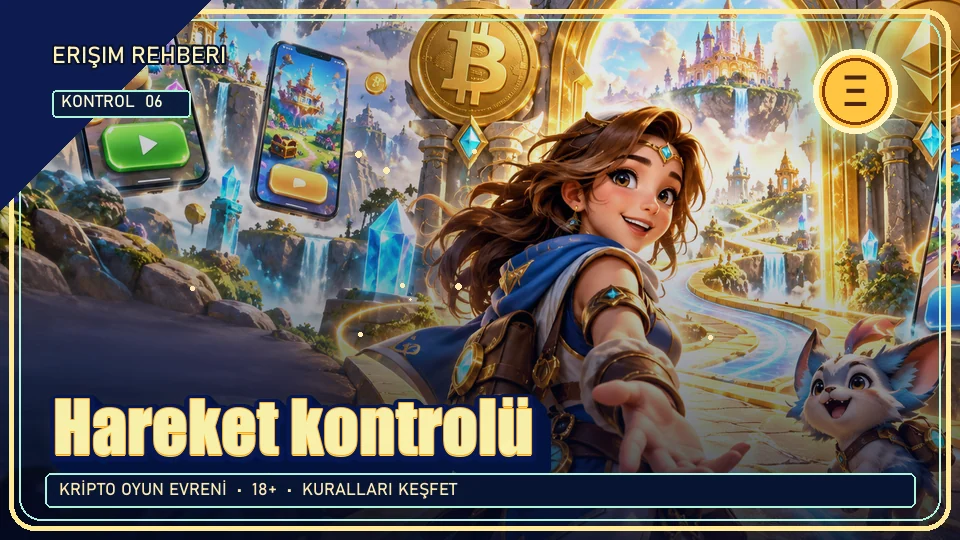 Hareket için kripto temalı kontrol görseli