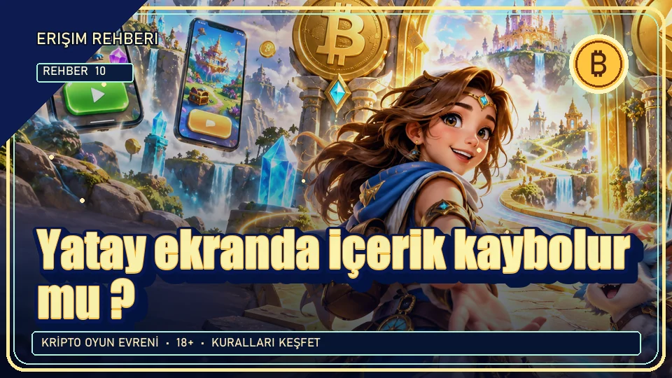 Yatay ekranda içerik kaybolur mu? için kripto temalı oyun kapağı